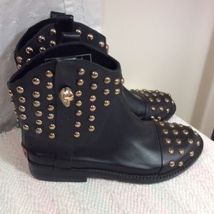 chooka | Shoes | Womens Chooka Rubber Ankle Boots New Studdedskul ...